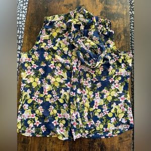 Floral tank top blouse